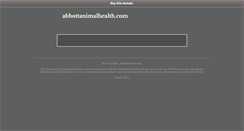 Desktop Screenshot of abbottanimalhealth.com